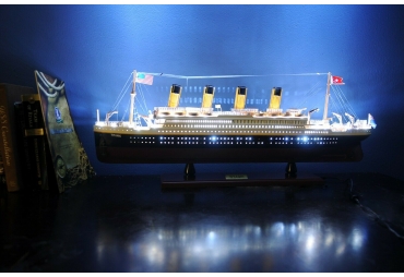 Titanic with Lights Ship Model