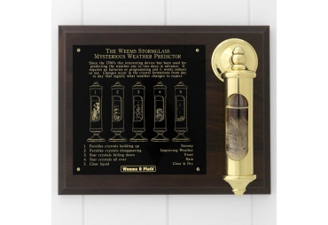 Mariner's Bass Stormglass & Plaque Set