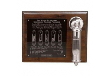 Chrome Stormglass & Plaque Set