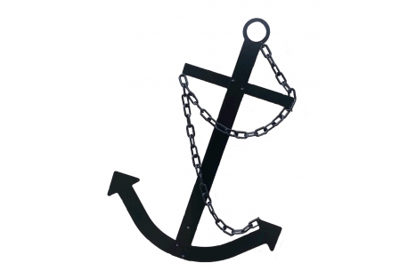 Nautical Theme Wall Decorative Steel Flat Anchor Perfect House Wall Decoration for Interior and Exterior Use 