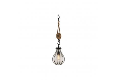 This 1 light Pendant will enhance your home with a perfect mix of form and function. The features include a Vintage Iron With Rustic Wood finish