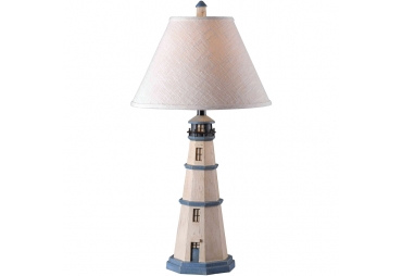 Lighthouse White Table Lamp