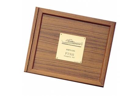 The attractive, handmade Teak Log Book Cover is perfect for the powerboat owner 