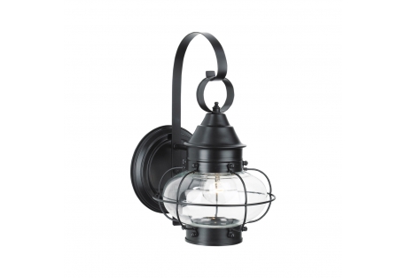  New England coastal town, the iconic onion lantern wall light silhouette enhances your exterior classic style and a warm glow.