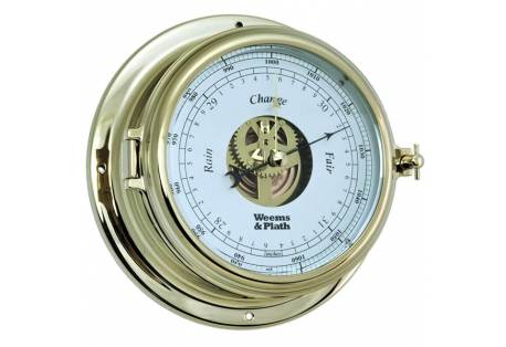 Nautical Weather Instrument Weems & Plath - Endurance II 135 Open Dial Barometer  