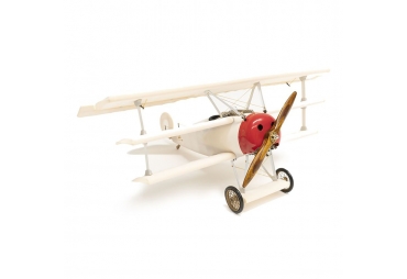 Red Baron's WWI Fokker Wooden  Triplane Desktop Model 
