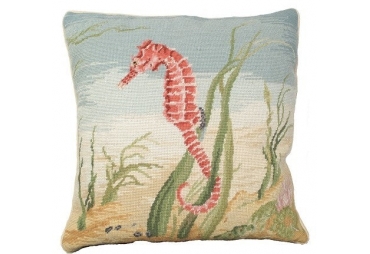 100% Handmade Wool Coastal Pillow