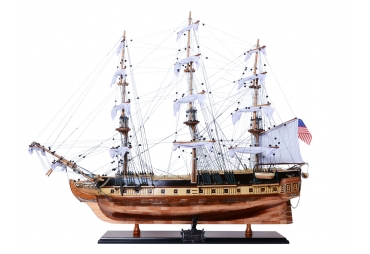 38" Large USS Constitution  Handcrafted Tall Ship Model Copper Bottom