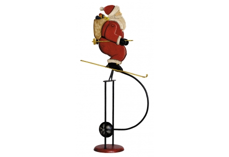 he Skiing Santa Sky Hook number by Authentic Models is a part of the Sky Hooks Collection and measures 9.1L x 4.3W x 20.5H inches and weights 3.09 lbs.