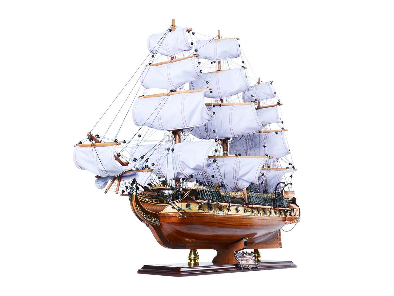 USS Constitution Ship Build Your Own Boat In A Bottle Model Kit - Made In US