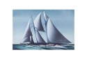 Classic Yacht Painting, Canvas Print