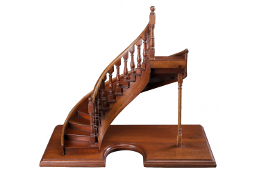 Palace Spiral Staircase Stairs Architectural 3D Wooden Model