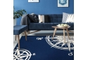 Compass Rose Hand Hooked Area Rug