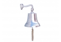 Chrome Hanging Ship's Bell 15"