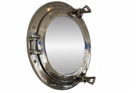 Classic Chrome Porthole Mirror 15"