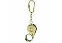 Solid Brass Anchor Magnifier Key Chain 4"