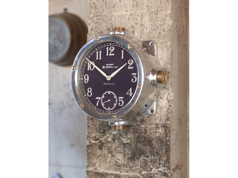 Brass Porthole Clock 8