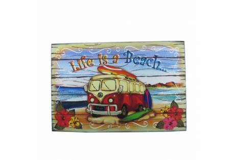 Wooden Life is a Beach Wall Plaque 24"