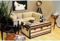 Polo Club Trunk Small Steamer Travel Coffee Table
