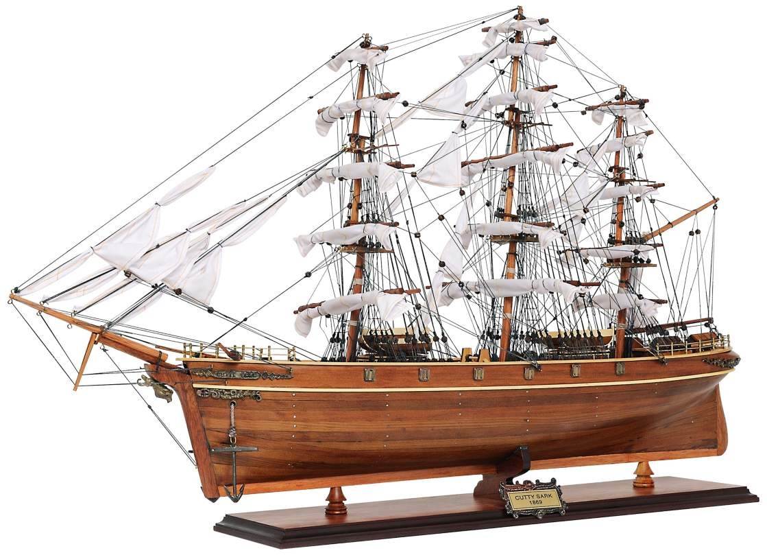 Famous 1869 Wooden Clipper Ship Model Cutty Sark