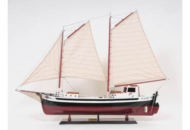 La Gaspésienne Painted Model Boat