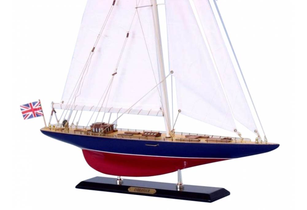 america's cup endeavour sailboat model scaled boat