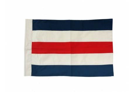 Coastal Decor :  White, blue and red Nautical Flag Letter - C