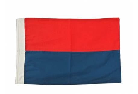 Coastal Decor : Blue and red Nautical Flag Letter - E