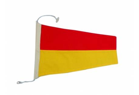 Number 7 - Nautical Cloth Signal Pennant