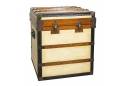 Polo Club End Table Steamer Travel Trunk