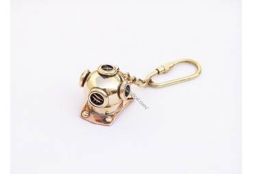 Diving helmet key chain