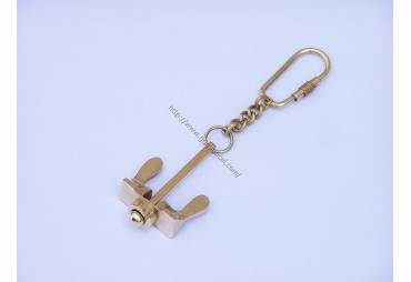 Folding anchor key chain