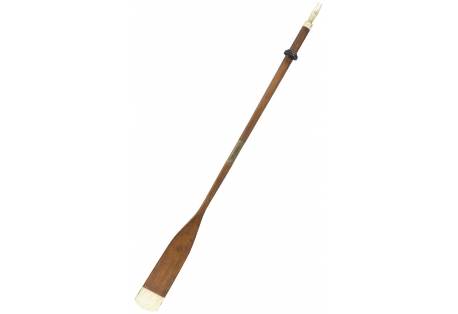 Authentic Models Tender ivory oar is a unique decoration that is sure to draw the eye. Handcrafted from wood with aged French finishes  