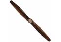 WWI Wooden  Airplane Propeller with Clock