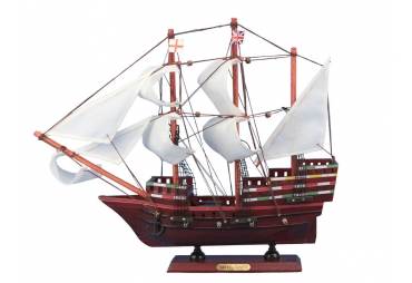 Wooden Mayflower Tall Ship Model 14"