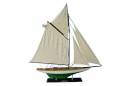America's Cup Wooden Sailboat Reliance Model Decoration 33"