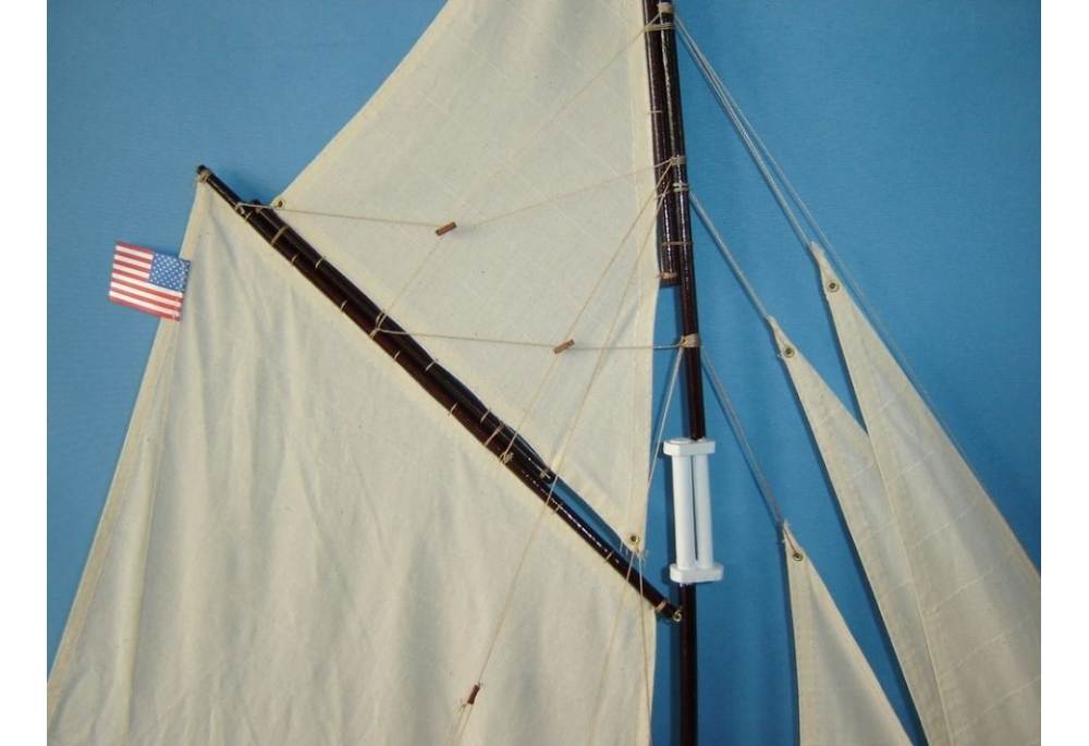 America's Cup Wooden Sailboat Reliance Model Decoration 33 ...
