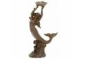 Nautical Mermaid Rustic Cast Iron Candle Holder