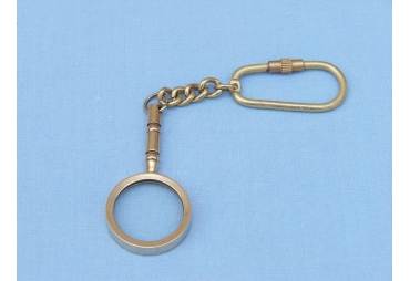 Brass Handle Magnifier Key Chain