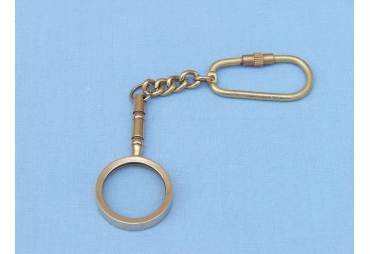 Brass Handle Magnifier Key Chain
