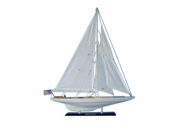 Wooden Sailboat Model Intrepid 27" Limited Edition