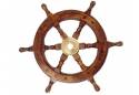 Classic Wooden Ship Wheel 12"
