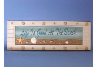 Wooden Life is Good Sign 21"