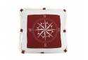 Compass With Ropes Decorative Throw Pillow 16"
