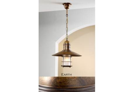 One Light Hanging Pendant from the Ancora Collection