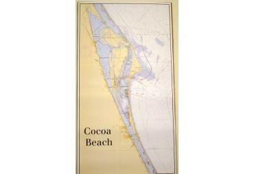 Cocoa Beach Nautical Chart 
