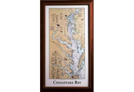 Chesapeake Bay Nautical Chart 