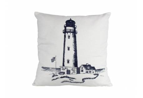 Lighthouse Decorative Throw Pillow 16"