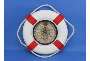 Red Lifering Clock 12"