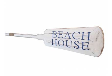 Wall Decoration Vintage Paddle Signed Beach House 